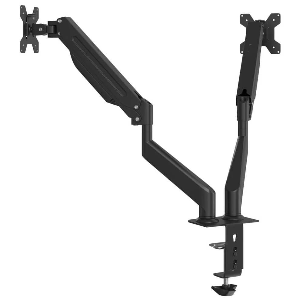 Laikiklis Dviguba monitoriaus rankena max 27 colių ekranui 75/100mm, 20kg