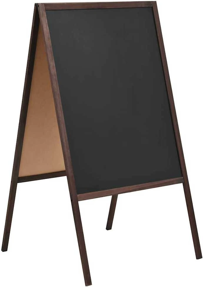 Dvipusė lenta, kedro mediena, laisvai pastatoma, 60x80cm