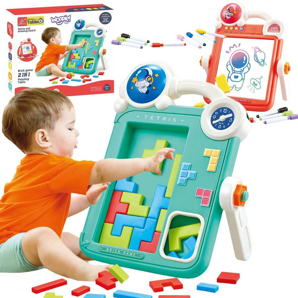 Woopie Piešimo lenta ir Tetris žaidimas 2in1