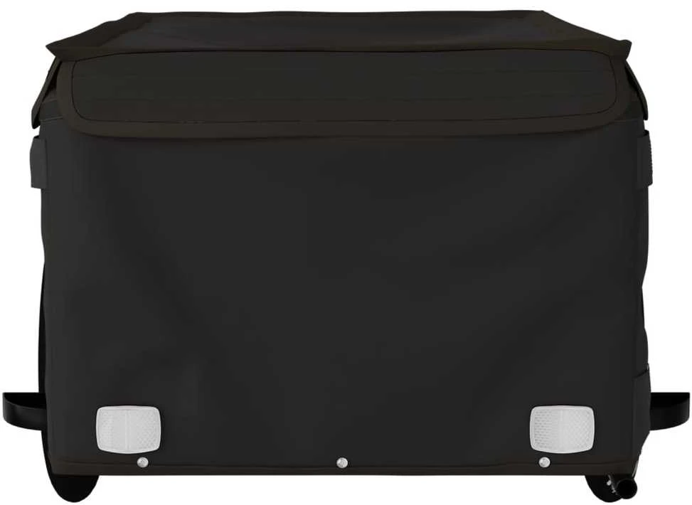 Krovininė dviračio priekaba, juodos spalvos, 45kg, geležis