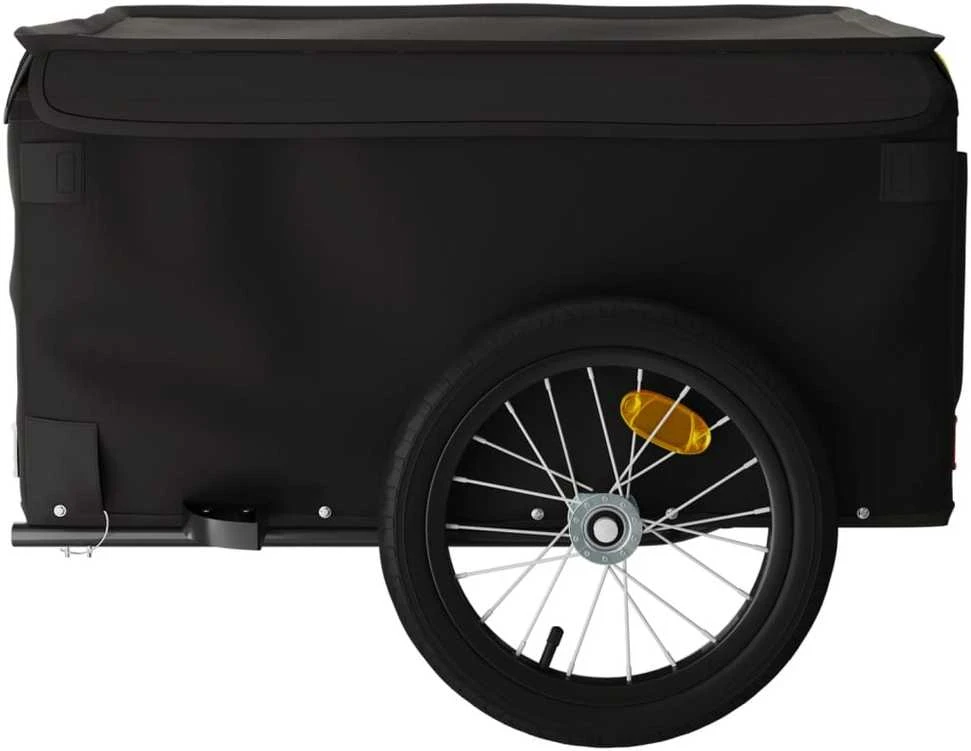 Krovininė dviračio priekaba, juodos spalvos, 45kg, geležis