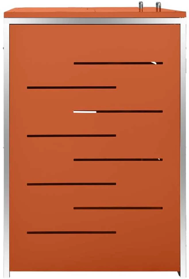 Dvivietė konteinerių pastogė, 138x77,5x112,5 cm, plienas