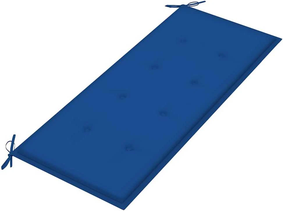 Dvivietis sodo suoliukas su pagalvėle, 120cm, eukalipto masyvas