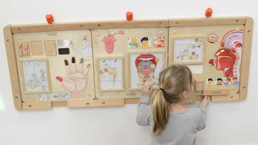 Edukacinė lenta Skonio pojūtis Montessori MASTERKIDZ