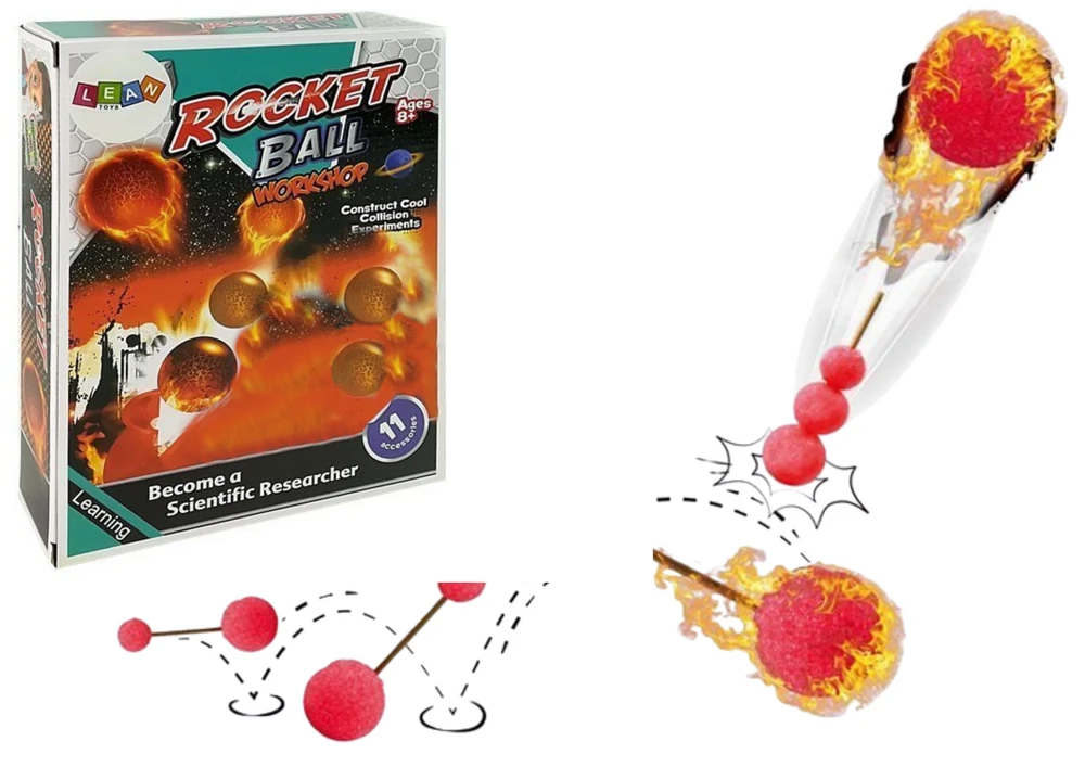 Lean Toys Edukacinis chemijos rinkinys su priedais LeanToys