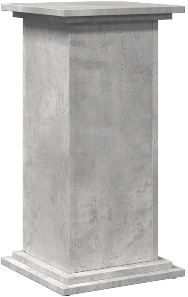 Eksponavimo stovas su lentyna, betono, 31x30x60cm, mediena