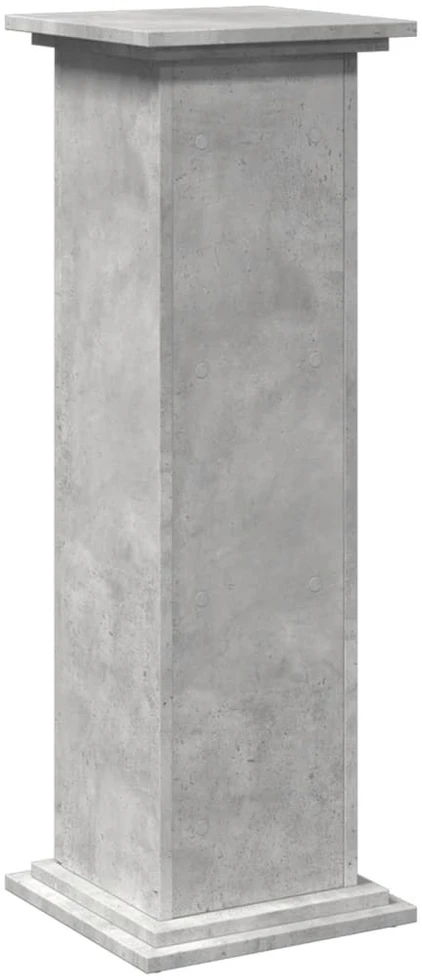 Eksponavimo stovas su lentyna, betono, 31x30x90cm, mediena