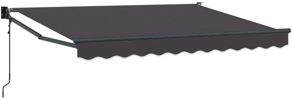 Ištraukiama markizė Antracito 3,5 x 2 m Poliesteris ir Metalas