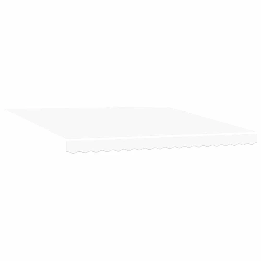 Ištraukiama markizė Balta 400 × 350 cm Audinys ir aliuminis