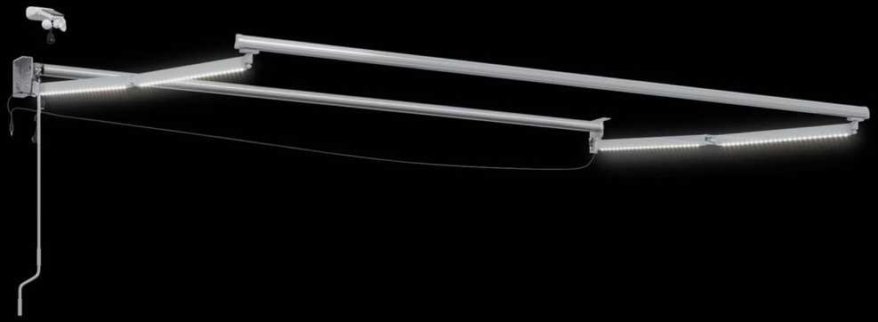 Elektrinė ištraukiama pavėsinė Bordo raudona 3 x 2 m
