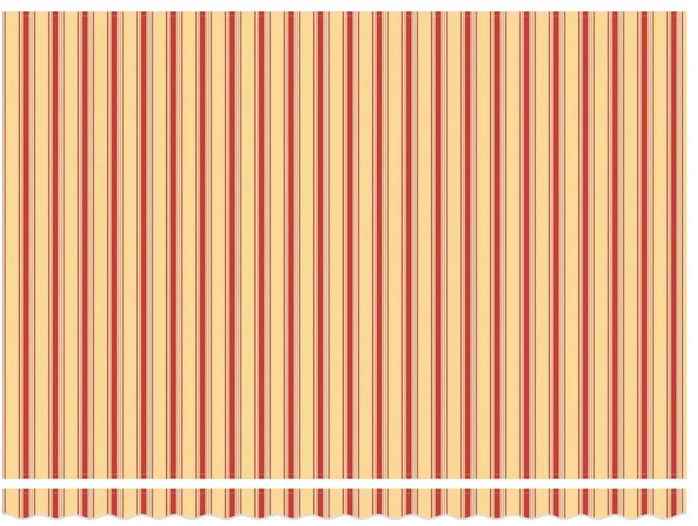 Ištraukiama markizė Geltona ir Oranžinė 450 × 300 cm