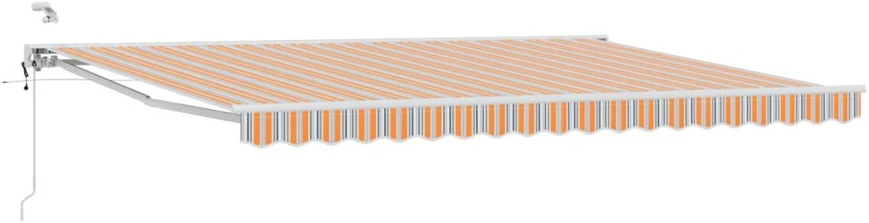 Elektrinė ištraukiama pavėsinė Mėlyna, Oranžinė, Balta 5 x 3 m