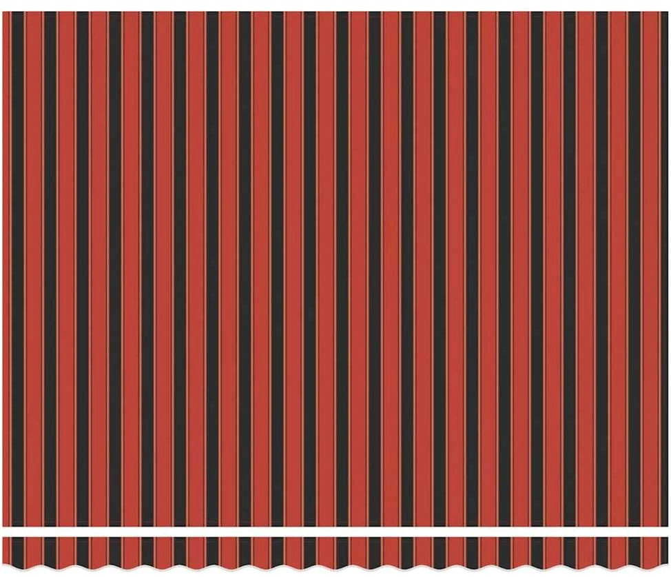 Ištraukiama markizė oranžinė ir ruda 400 × 300 cm