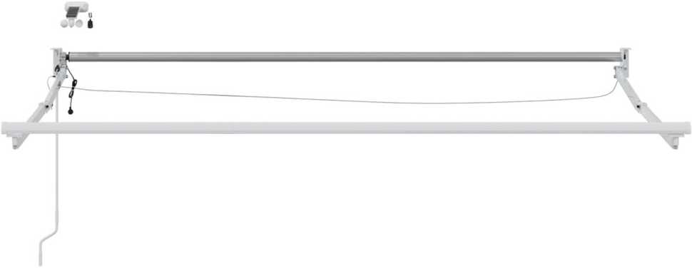 Elektrinė ištraukiama pavėsinė Oranžinis ir Juodas 2,5 x 2 m