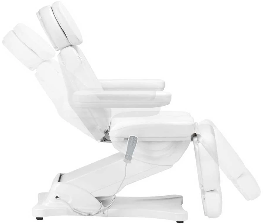 Elektrinė kosmetinė kėdė SILLON CLASSIC 3 varikliai su šildymu balta