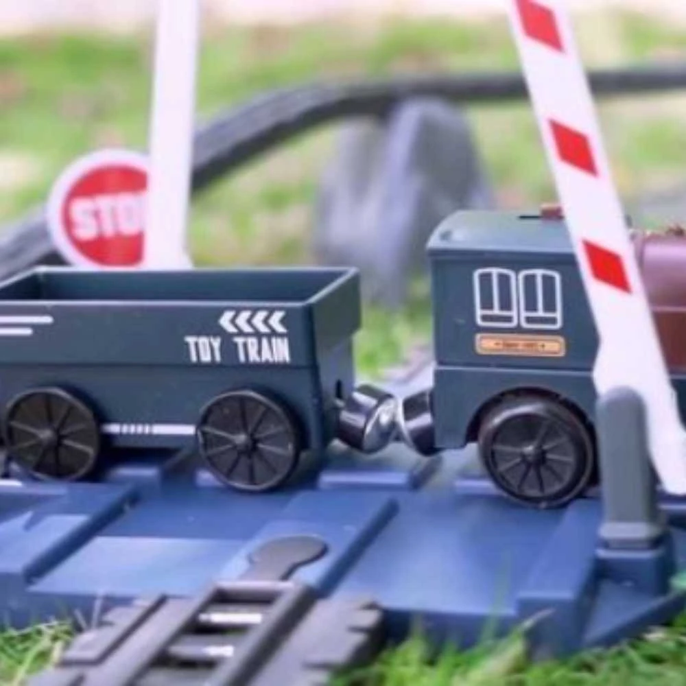 Elektrinė prekių lokomotyvos trasa WOOPIE XXL 90 vnt