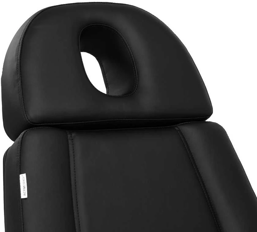 Activeshop Kosmetologinis krėslas Azzurro Lux Electric 3 Motors Juodas