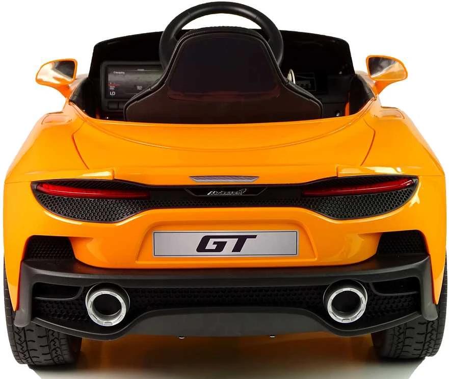 Lean Cars Vienvietis elektromobilis vaikams McLaren GT 12V, oranžinis blizgus