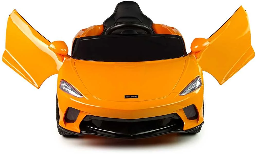 Lean Cars Vienvietis elektromobilis vaikams McLaren GT 12V, oranžinis blizgus