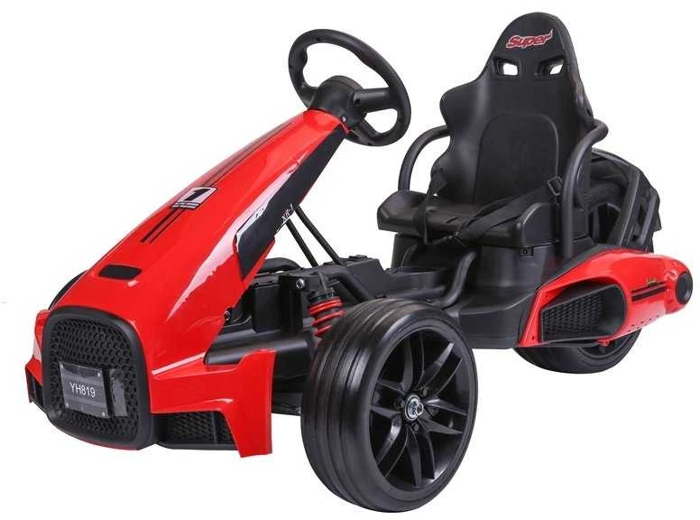 Lean Cars Elektrinis gokartas vaikams CH9939, raudonas