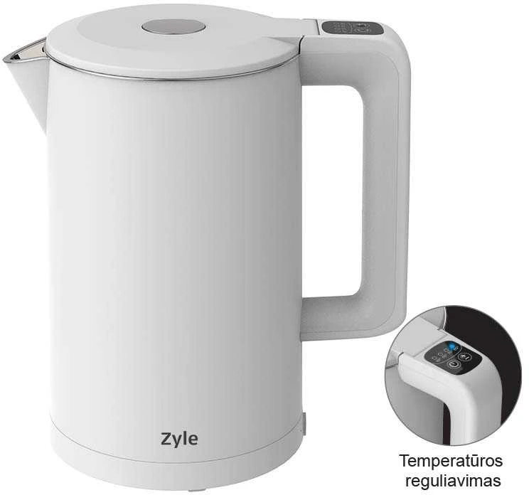 Elektrinis virdulys Zyle ZY283WK,1,7 l talpa, su temperatūros reguliavimo funkcija