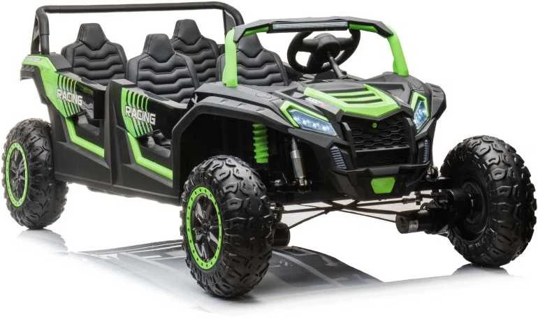 Lean Cars Elektromobilis Buggy A033 4x4 24V, žalias