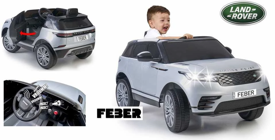 Elektromobilis vaikams FEBER Range Rover Velar 6V vienvietis