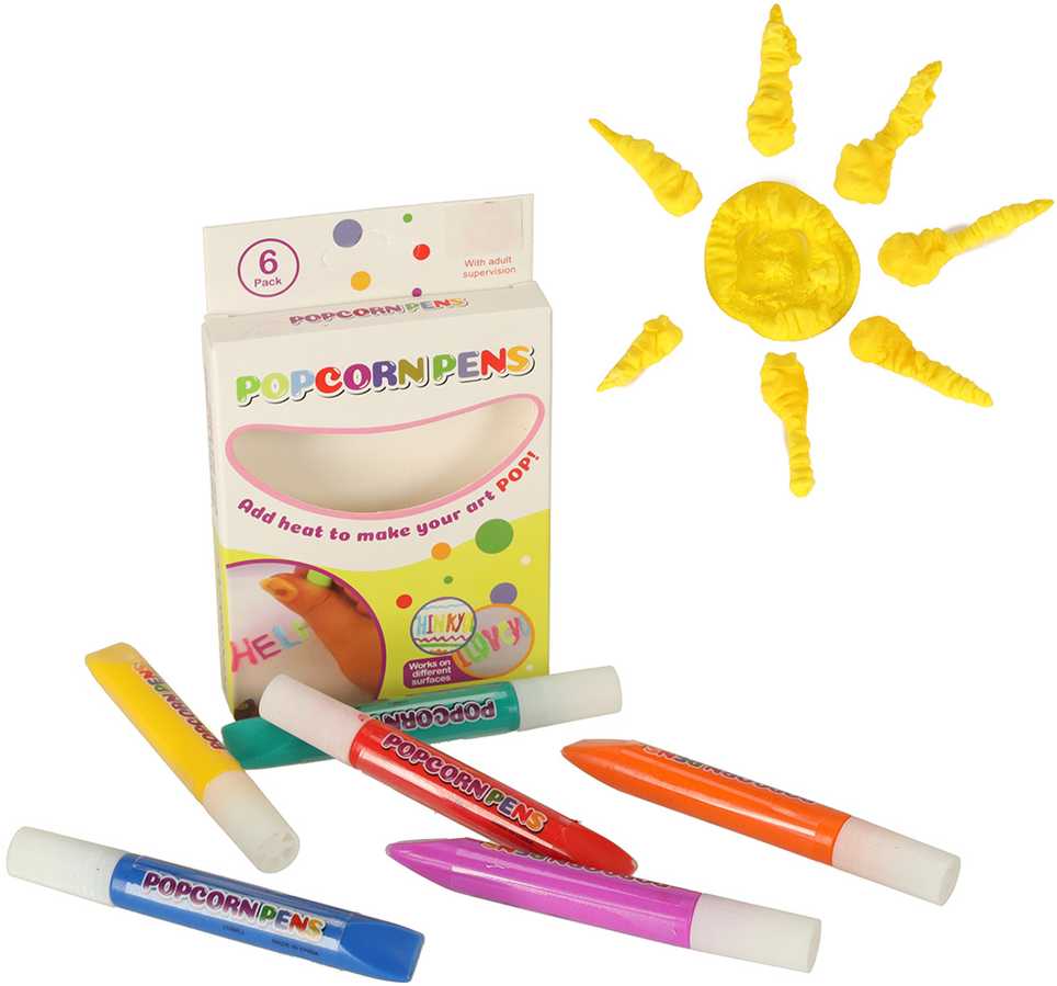 Flomasteriai 3D popkornų efektas n