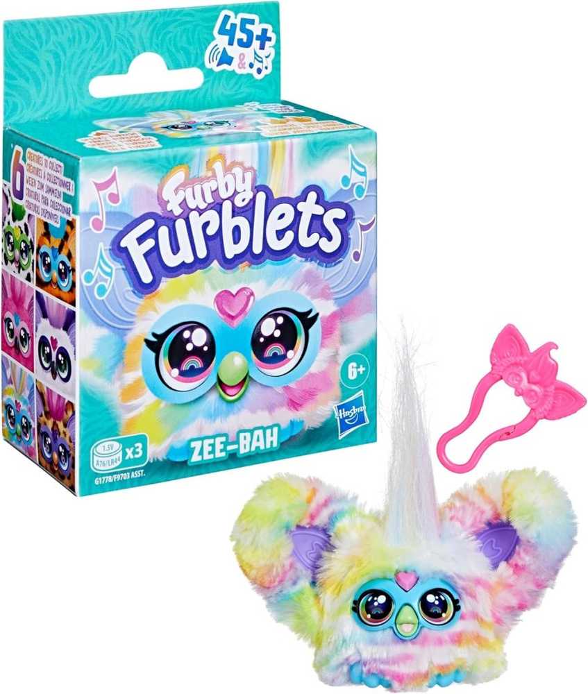 Hasbro Furby Furblets Zee-Bah G1778 F9703 interaktyvus mini žaislas