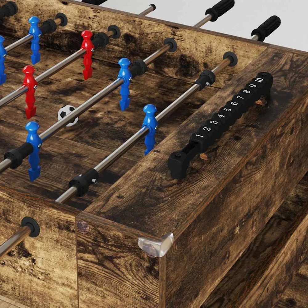 Fuzbolas stalas Rūkytas Ąžuolas 125 x 60,5 x 80 cm