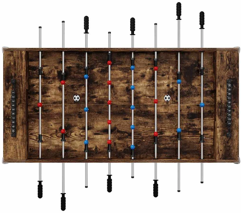Fuzbolas stalas Rūkytas Ąžuolas 125 x 60,5 x 80 cm