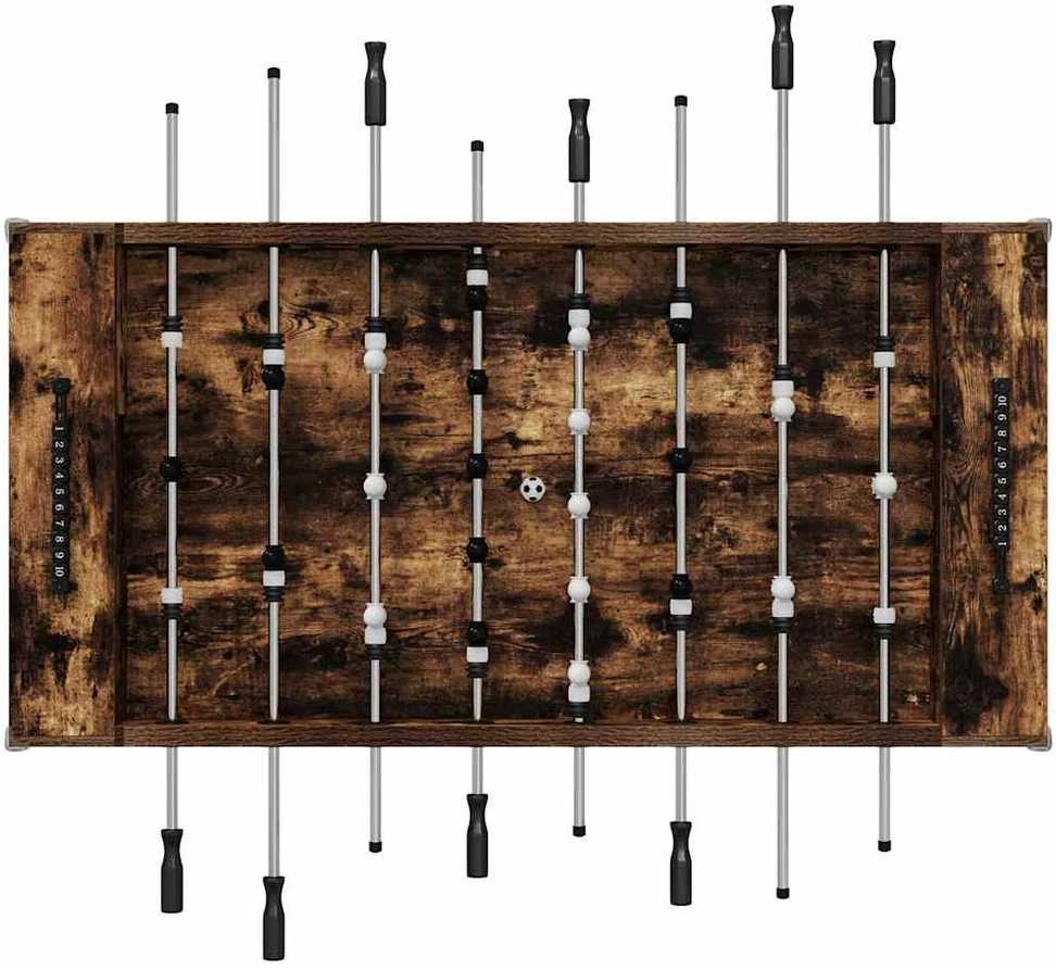 Fuzbolas stalas Rūkytas Ąžuolas 146,5 x 74 x 85 cm