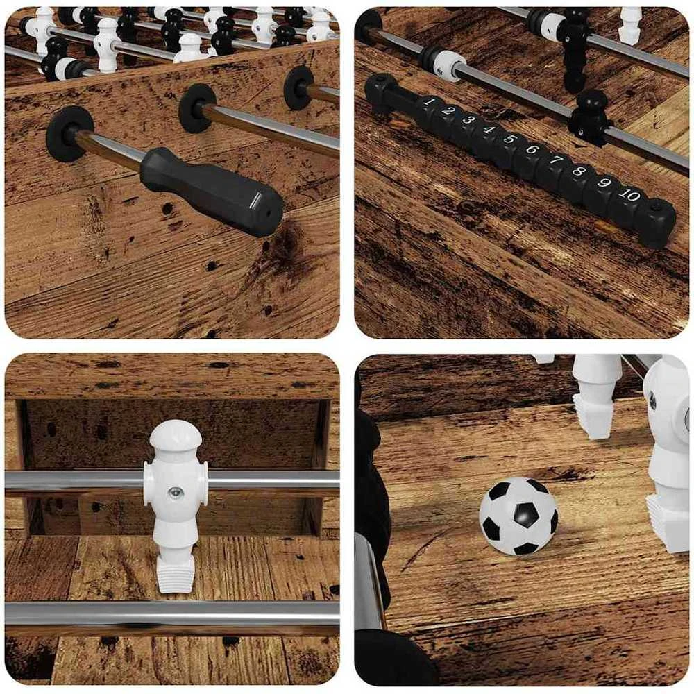 Fuzbolas stalas Senas medis 146,5 x 74 x 85 cm Apdirbta mediena