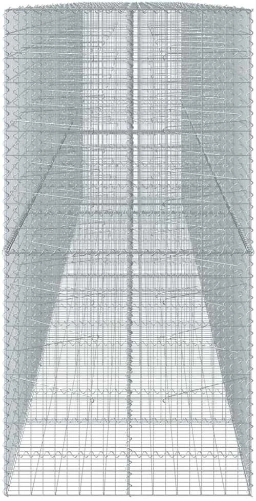 Gabiono krepšys su dangčiu, 850x100x200cm, galvanizuota geležis