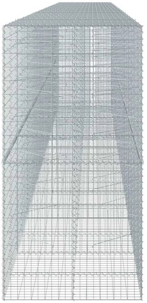 Gabiono krepšys su dangčiu, 950x100x200cm, galvanizuota geležis