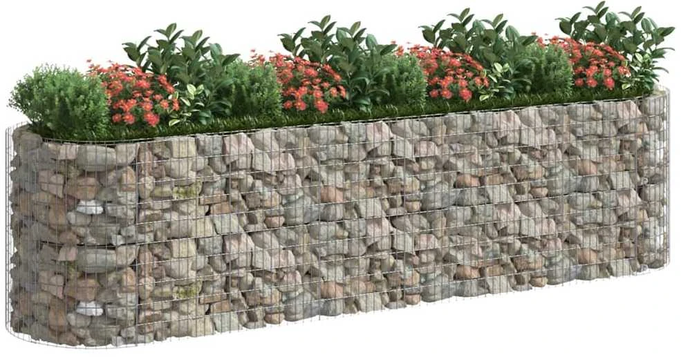 Gabiono lovelis, 400x100x100cm, galvanizuota geležis, aukštas