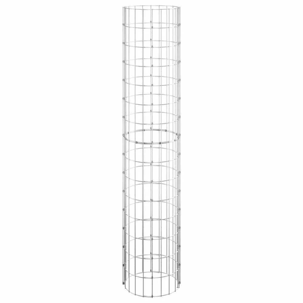 Gabiono stulpas, 30x150cm, galvanizuotas plienas, apskritas