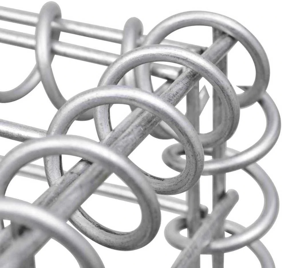 Gabiono vazonas, galvanizuotas plienas, 450x50x100cm, aukštas