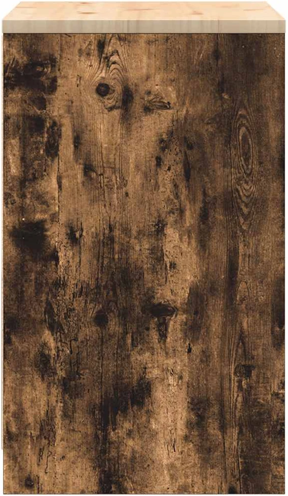 Garažo spinta, 60x51x85 cm, pušies medienos masyvas