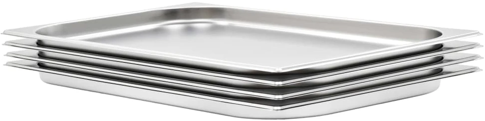 Gastronorm Indai, 4 vnt., nerūdijantis plienas