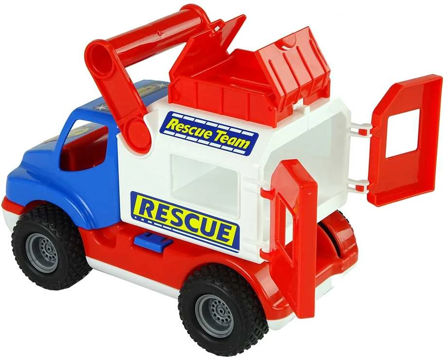 Wader Mėlynas ir baltas Polesie ConsTruck gelbėjimo automobilis 41937