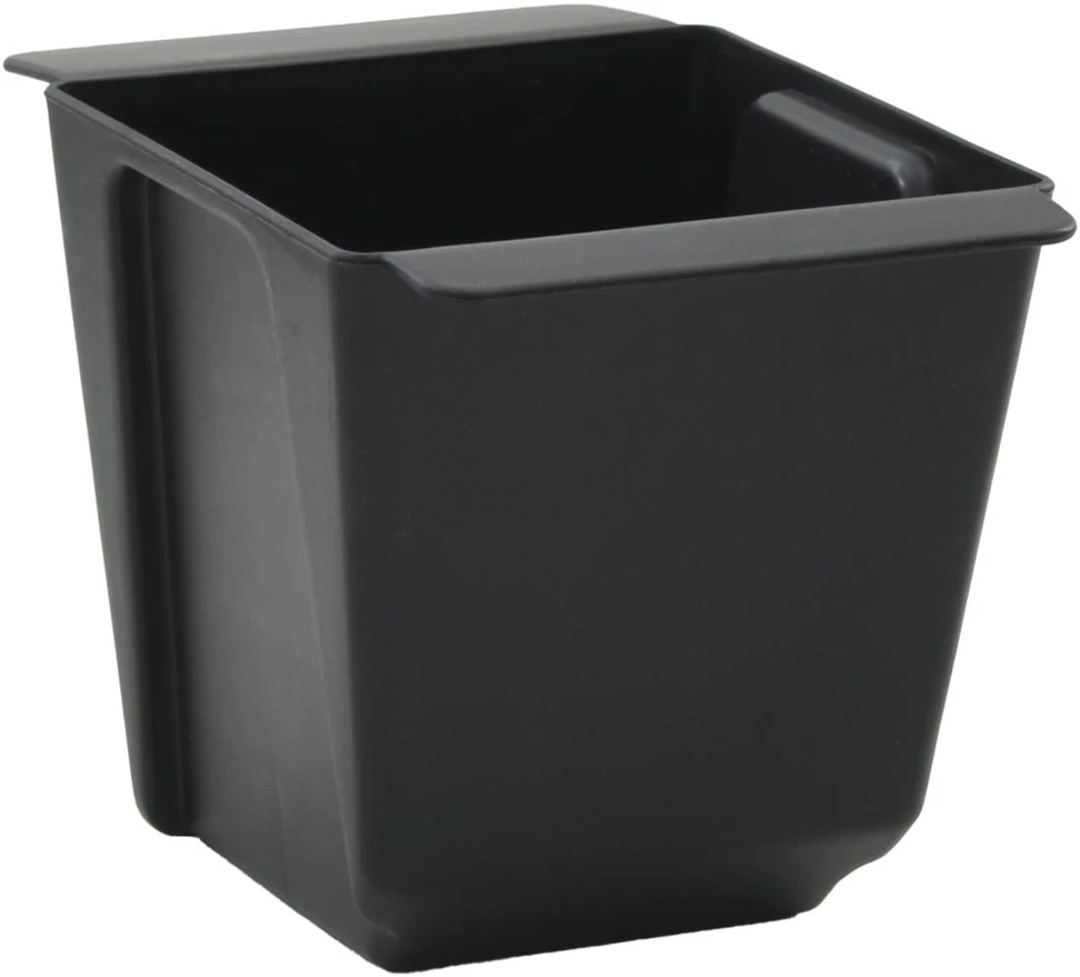 Gėlių dėžės Euro paletėms 12 pcs Juoda 14 x 9 x 95 cm