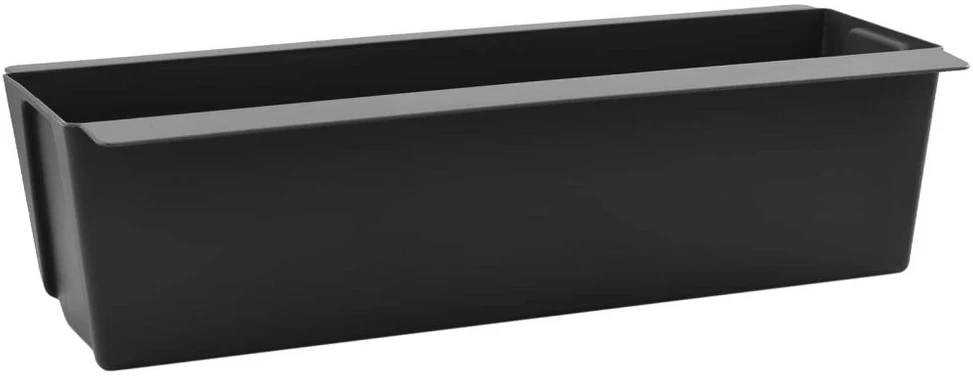 Gėlių dėžės Euro paletėms 12 vnt. Juoda 36 x 13,5 x 9,5 cm