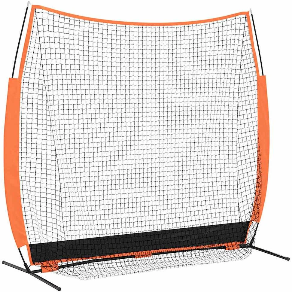 Beisbolo treniruočių tinklas Juoda 250 x 106,5 x 210 cm
