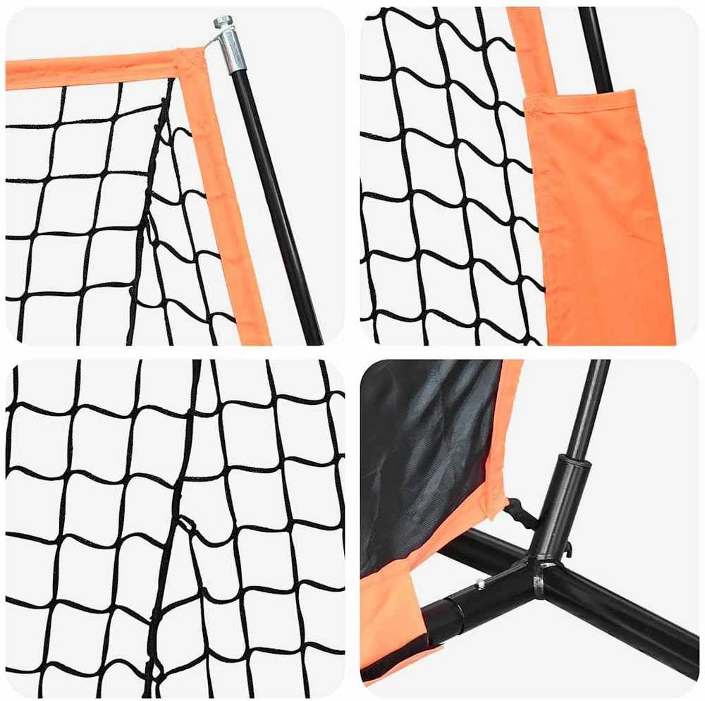 Beisbolo treniruočių tinklas Juoda 250 x 106,5 x 210 cm