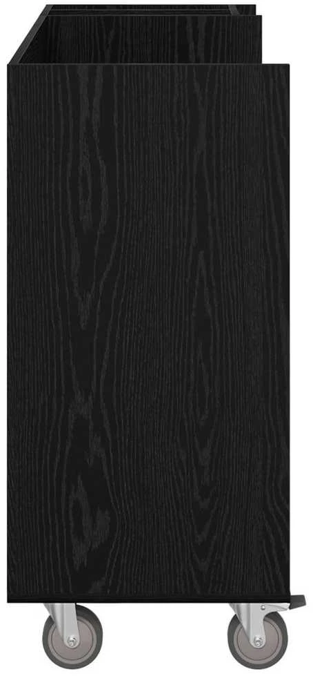 Golfo spinta su ratu Paprastas Juodas ąžuolas 120 x 45 x 98 cm