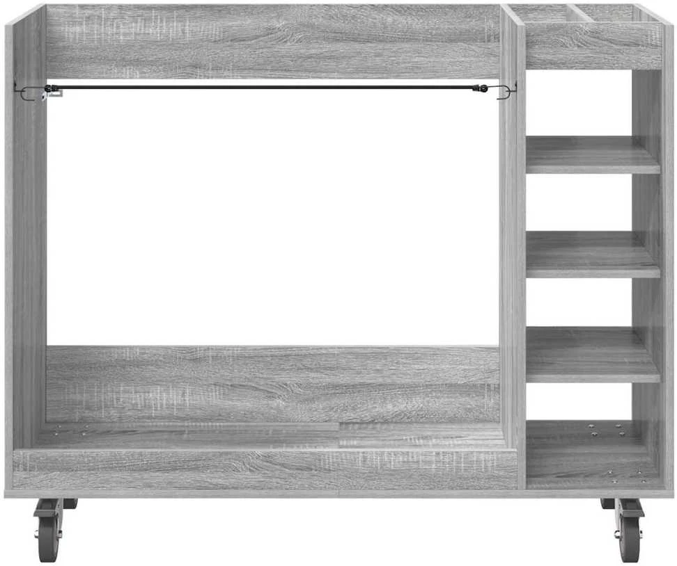 Golfo spinta su ratu Paprastas Pilkas Sonoma 120 x 45 x 98 cm