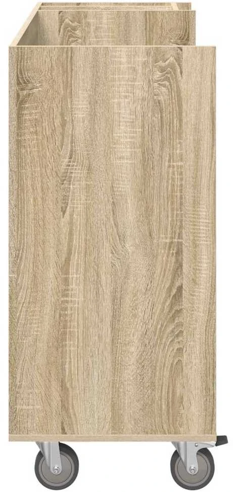 Golfo spinta su ratu Paprastas Sonoma ąžuolas 120 x 45 x 98 cm