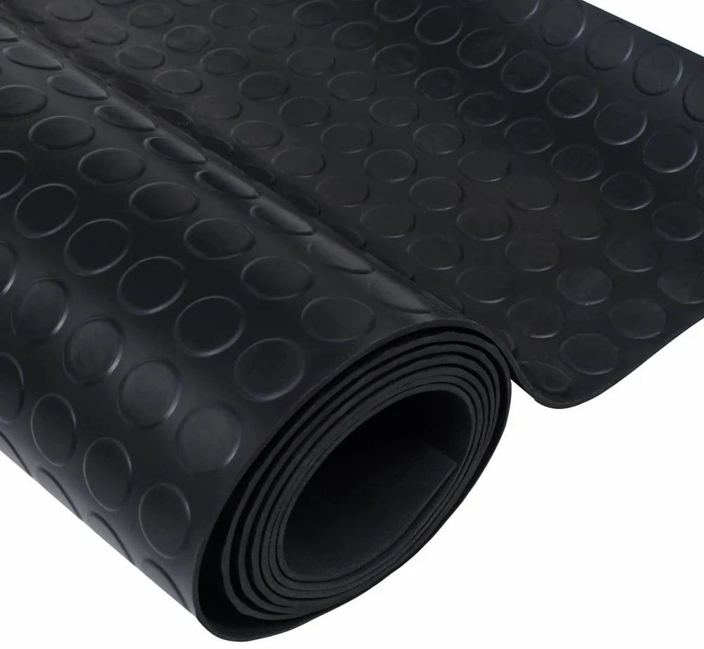 Grindų kilimėlis Juoda 1 x 5 m Guma