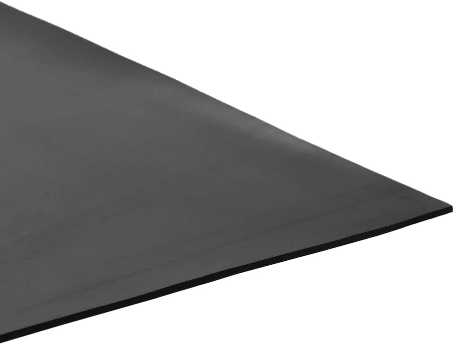 Grindų kilimėlis Juoda 1,2 x 2 m Guma